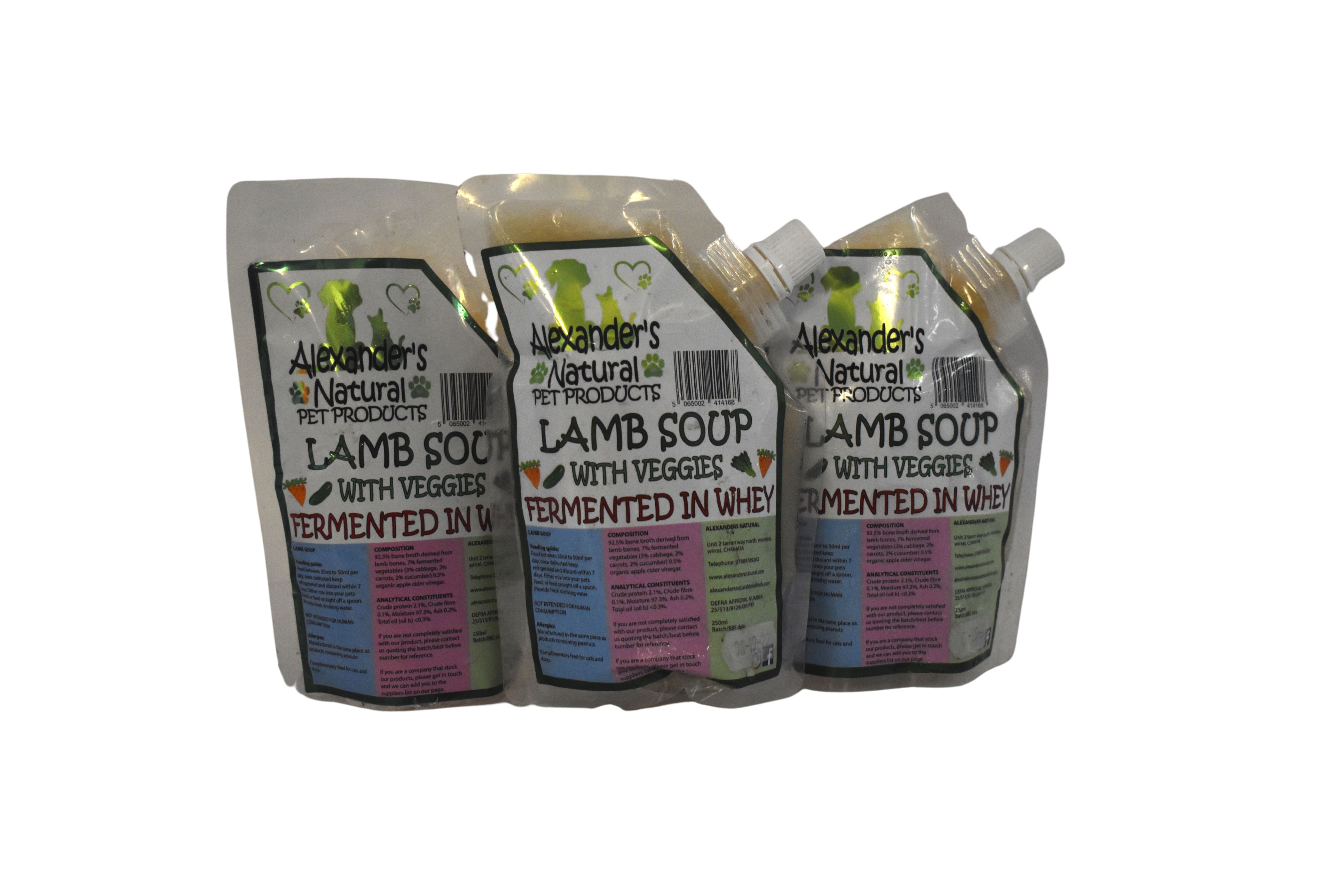 Soup - Lamb - 250ml - Durham Animal Feeds